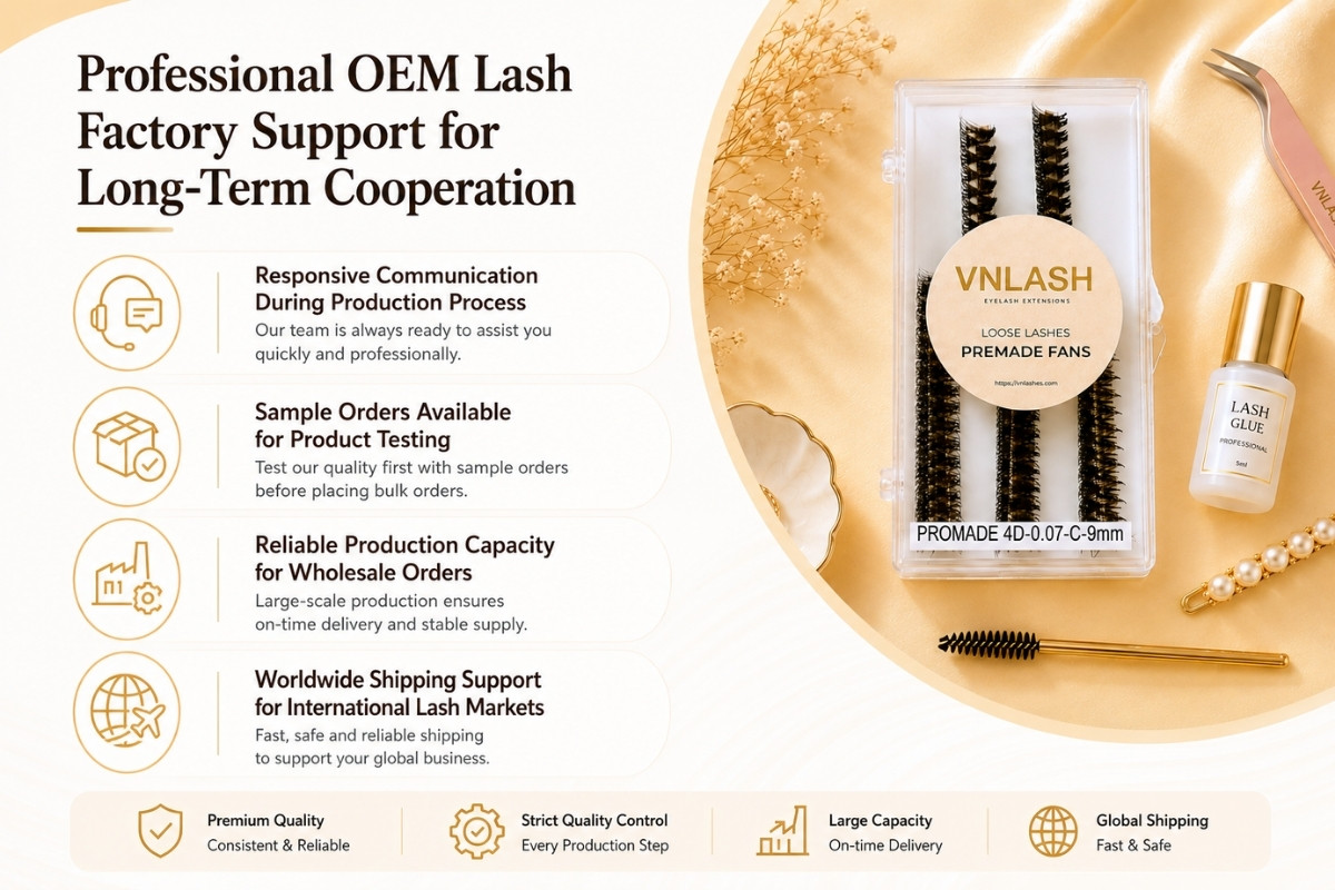 Professional OEM Lash Factory Support for Long-Term Cooperation