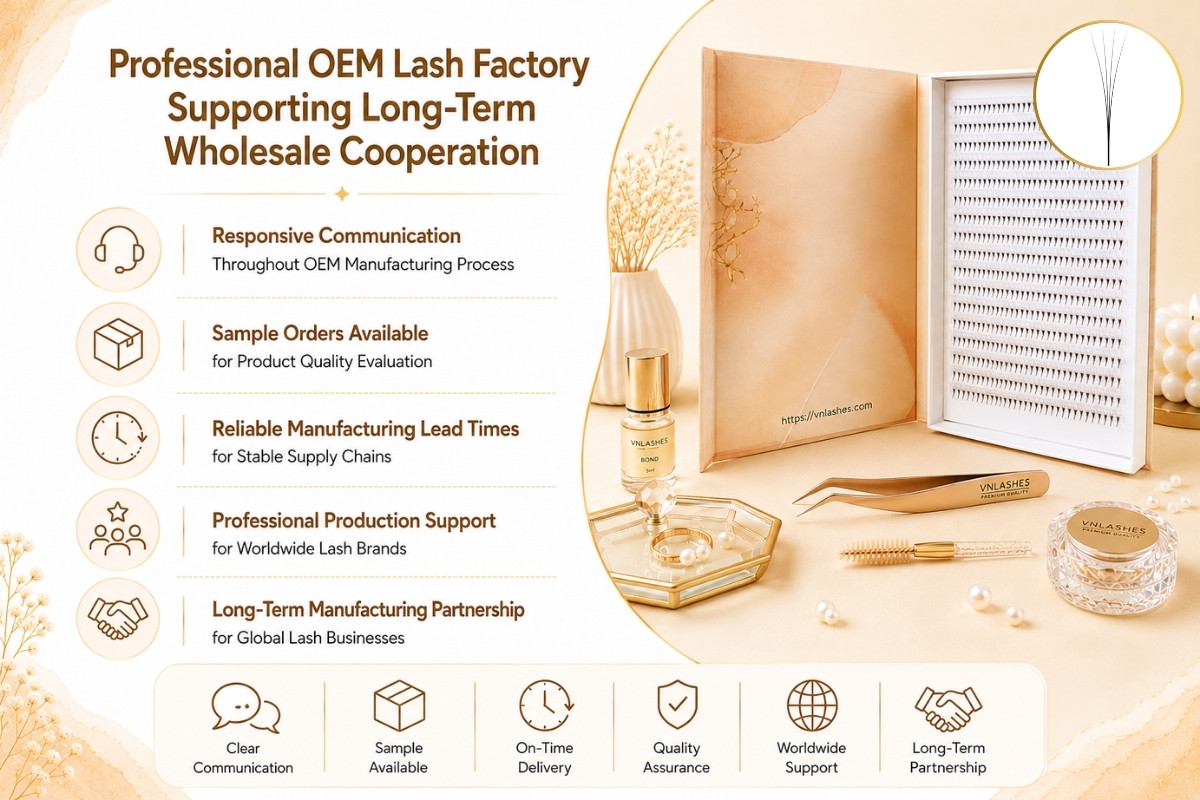 Professional OEM Lash Factory Supporting Long-Term Wholesale Cooperation