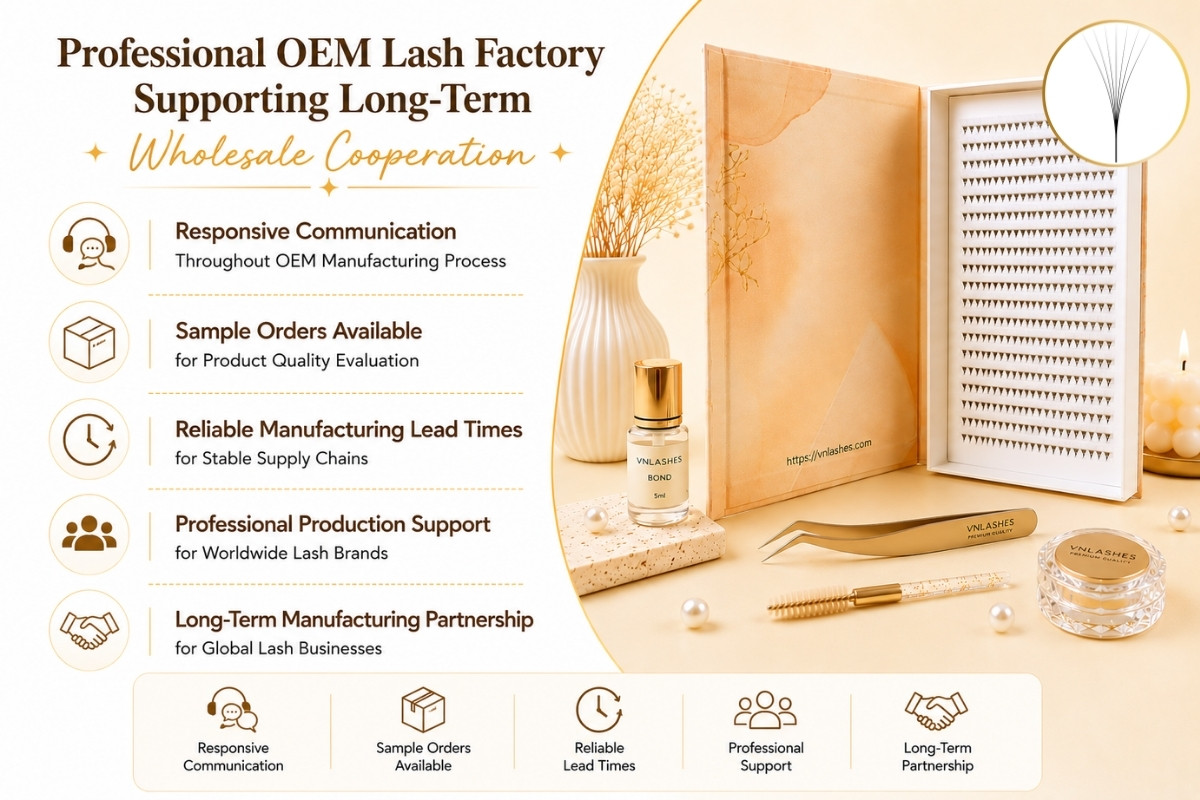 Professional OEM Lash Factory Supporting Long-Term Wholesale Cooperation