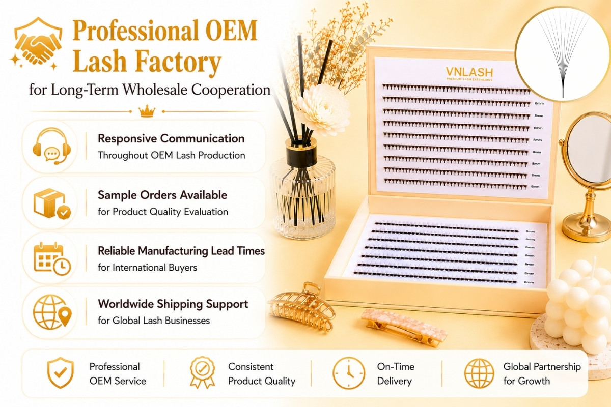 Professional OEM Lash Factory for Long-Term Wholesale Cooperation