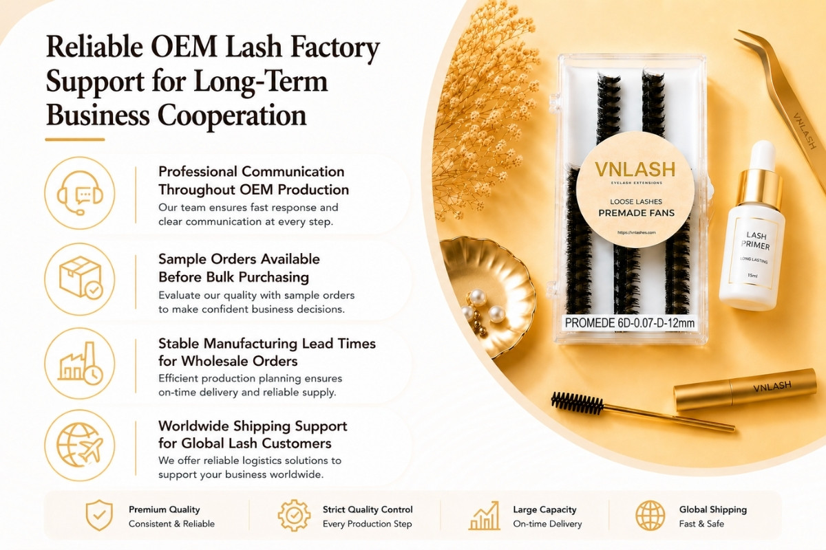 Reliable OEM Lash Factory Support for Long-Term Business Cooperation