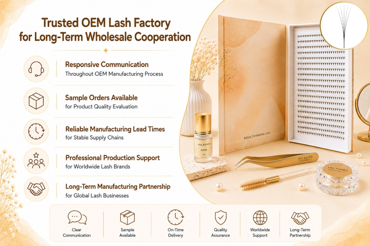 Trusted OEM Lash Factory for Long-Term Wholesale Cooperation