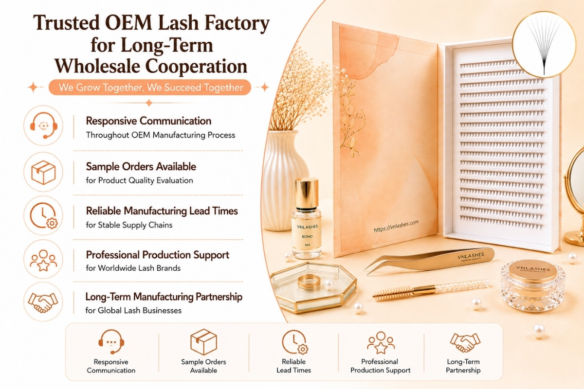 Trusted OEM Lash Factory for Long-Term Wholesale Cooperation