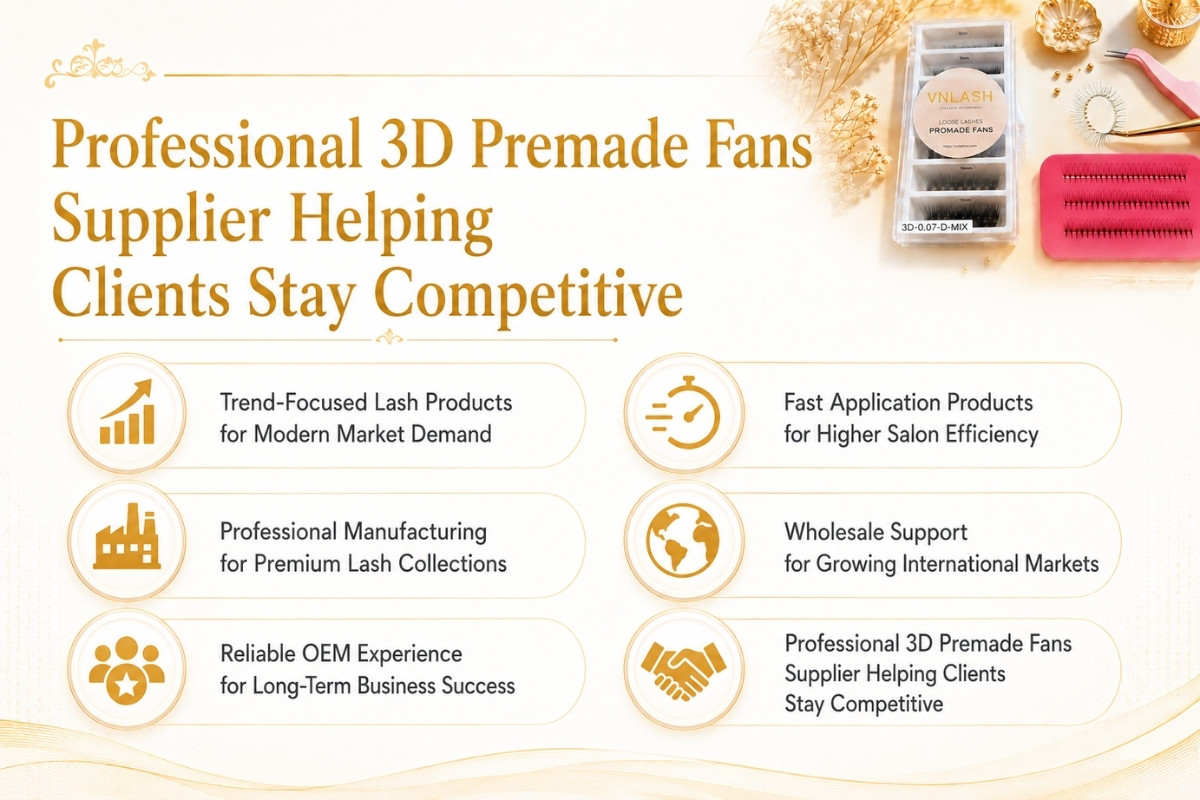 Proveedor profesional de abanicos premade 3D que ayuda a los clientes a mantenerse competitivos