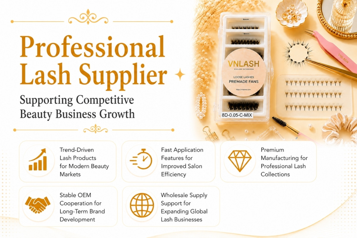 Proveedor profesional de pestañas que impulsa el crecimiento competitivo de los negocios de belleza.