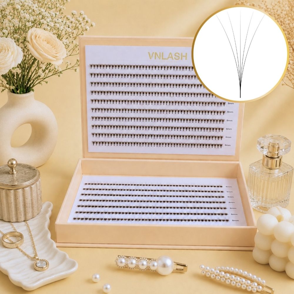 5d-xl-premade-fans-tray 5D XL Premade Fans Tray Private Label Lash Factory