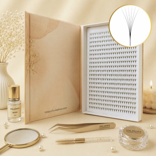 6D Narrow Premade Fans Tray | Slim Base Premade Fans