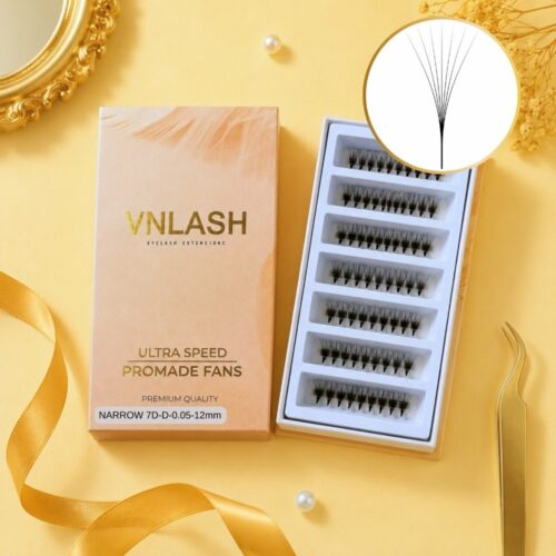 7D Narrow Ultra-Speed Premade Fans | Narrow Volume Lash Fans