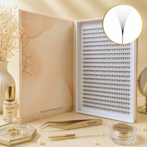 8D Narrow Premade Fans Tray | Dense Narrow Lash Fans