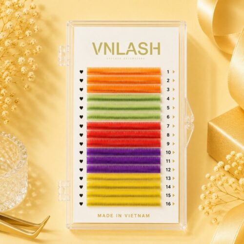 Colored Wet Look Lashes | Wholesale Colored Wet Lash Extensions