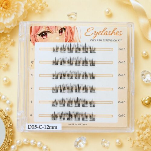 D05 Lightweight Natural Lash Clusters | OEM Lash Manufacturer