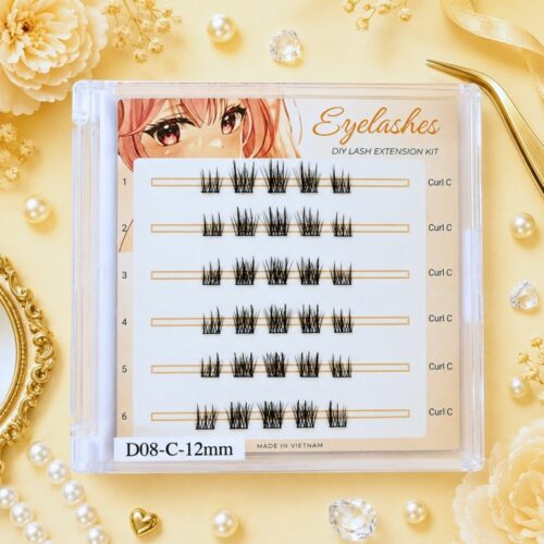 D08 Doll Eye Cluster Lashes | Wholesale DIY Lash Factory