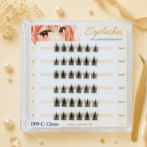 D09 Soft Natural DIY Lash Clusters | OEM Lash Supplier