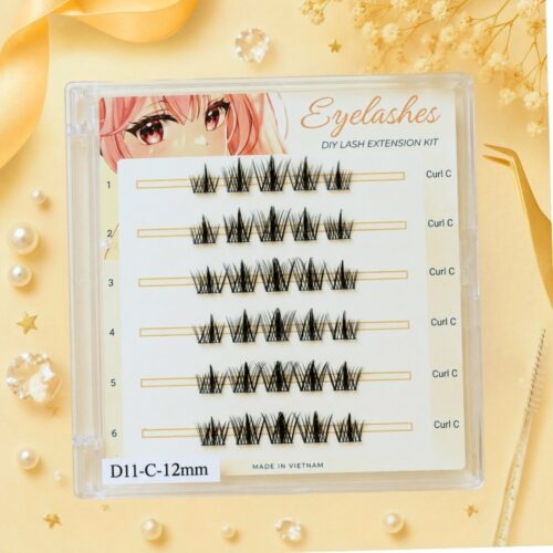 D11 Anime Spiky Cluster Lashes | OEM Lash Extensions Factory