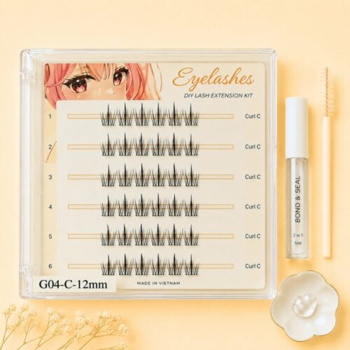 G04 Narrow Wispy Cluster Lashes | Wholesale Lash Cluster Factory