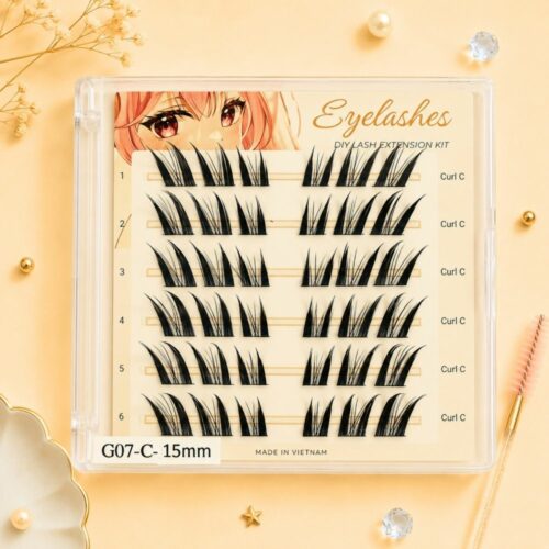 G07 Fluffy Cat Eye Lash Clusters | OEM Lash Cluster Factory