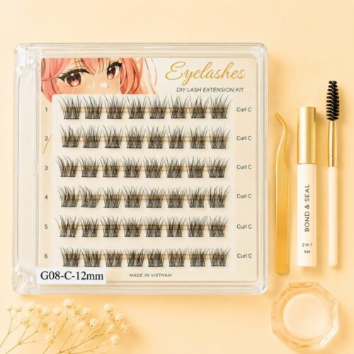 G08 Doll Eye Volume Cluster Lashes | Wholesale DIY Lash Factory