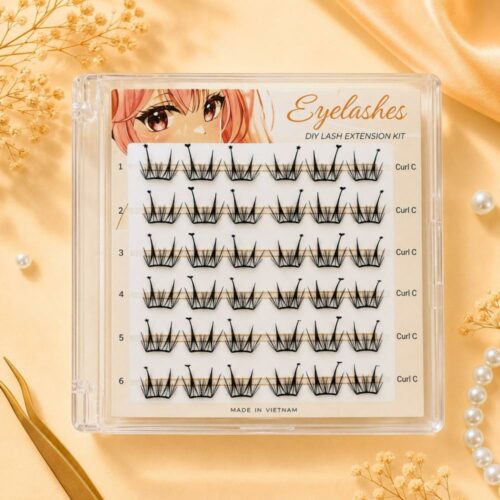 S01 Natural Wispy Cluster Lashes | OEM Lash Cluster Factory