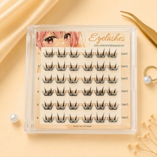 S03 Spiky Wispy Cluster Lashes | OEM Lash Extensions Manufacturer
