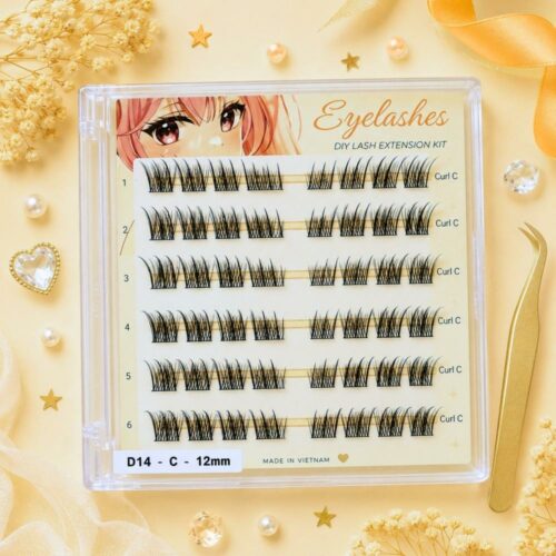 D14 Fluffy Cat Eye Lash Clusters | Wholesale Lash Supplier