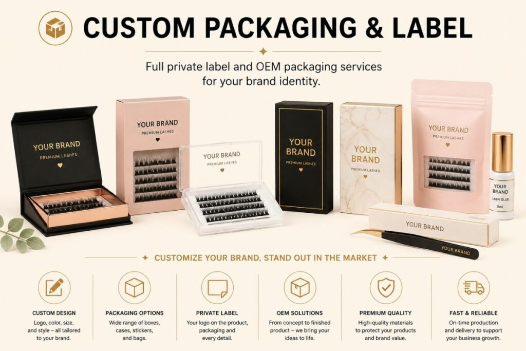 Custom Packaging & Private Label Eyelash Solutions