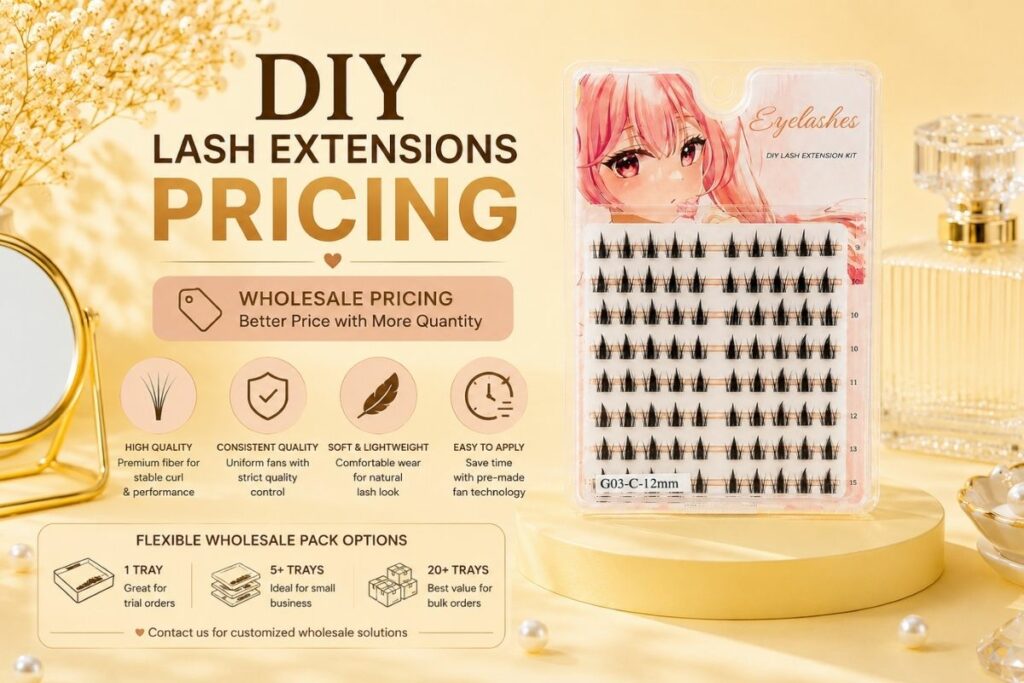 VNLASHES | Promade Fans Volume Eyelash Extensions | Volume Lashes Extensions.
