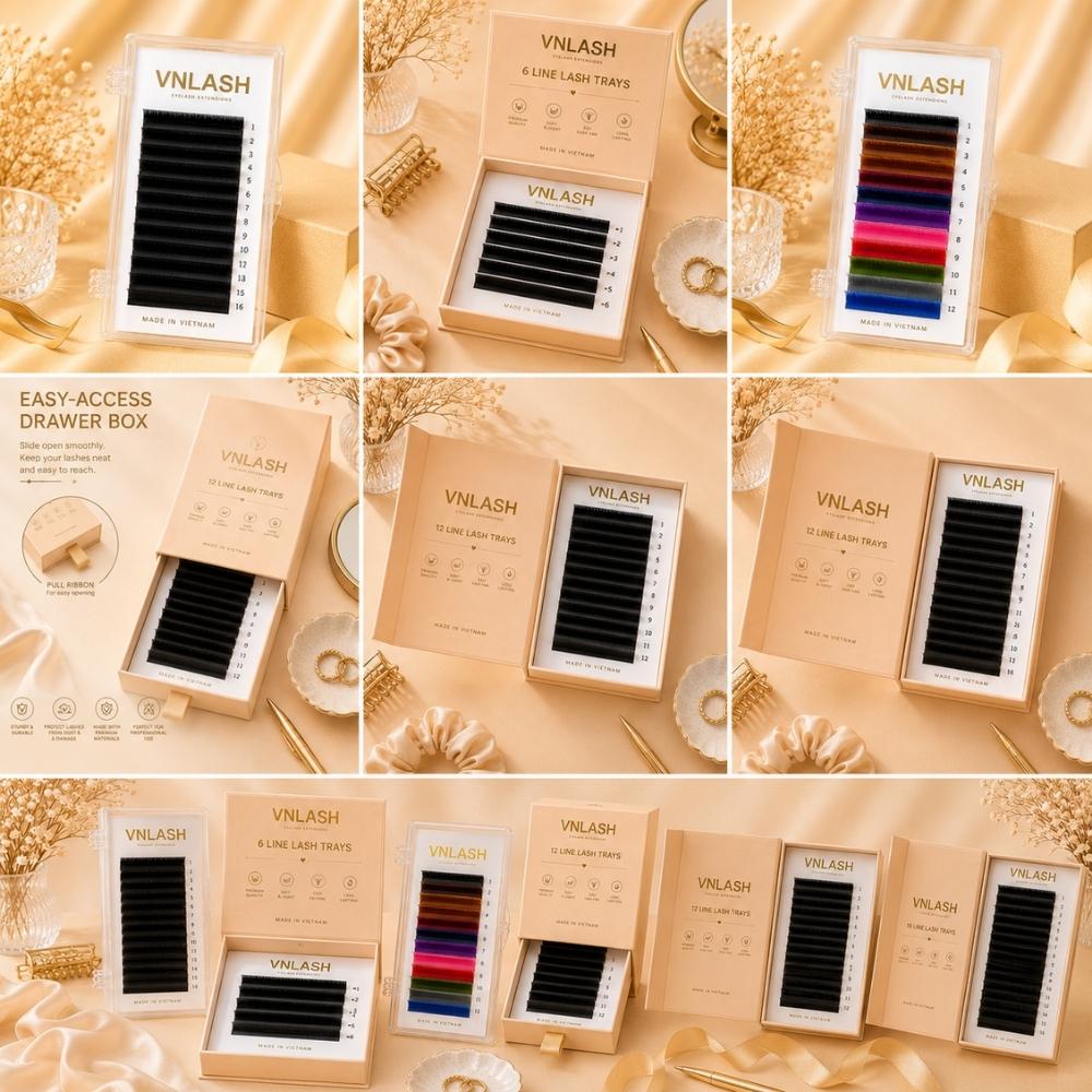 VNLASHES | Promade Fans Volume Eyelash Extensions | Volume Lashes Extensions.
