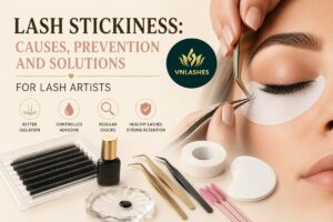 Lash Stickiness: Causes, Prevention and Solutions for Lash Artists