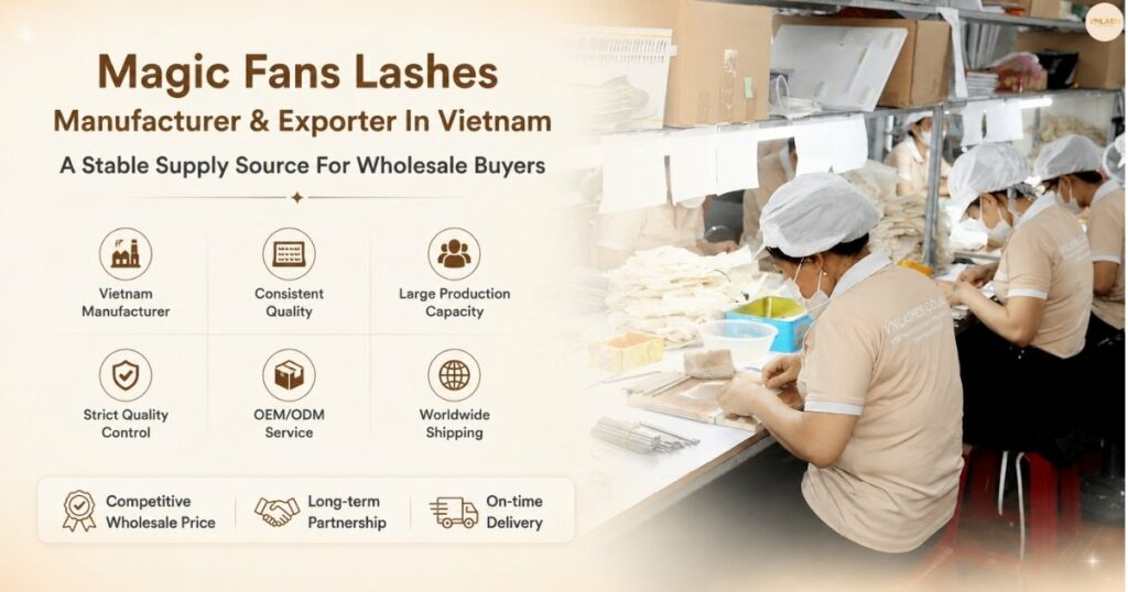 Magic Fans Lashes Manufacturer & Exporter in Vietnam