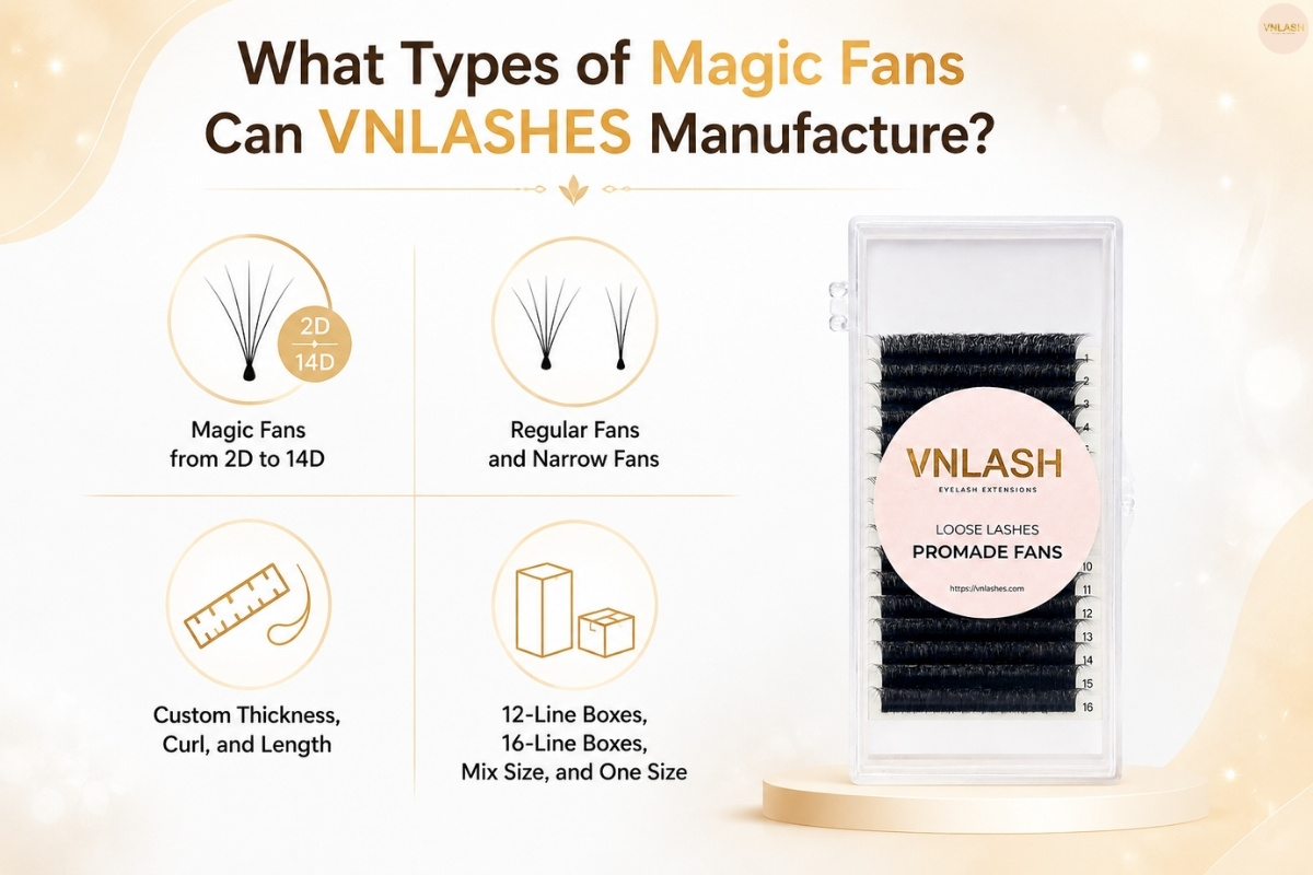 Magic Fans Lashes Manufacturer & Exporter in Vietnam